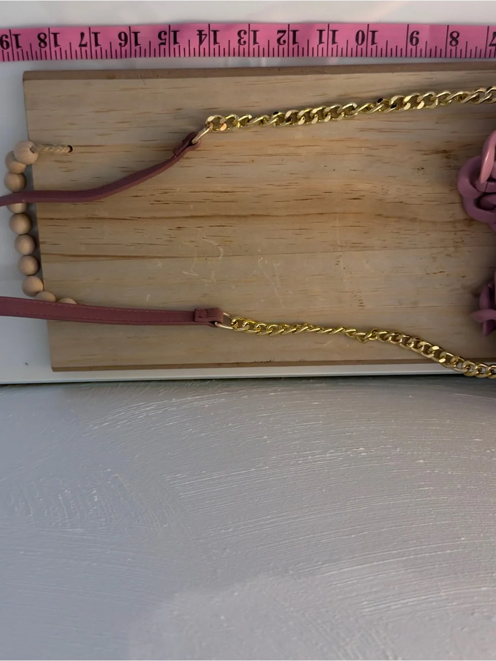 Like Dreams Mauve Pink Chain-Handle Crossbody Bag
